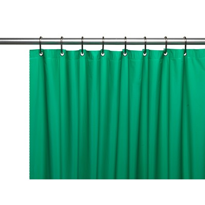 Carnation Home Fashions  Inc Hotel Collection 8 Gauge Vinyl Shower Curtain Liner w/ Metal Grommets in Emerald Emerald