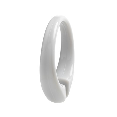 Carnation Home Fashions  Inc Snap Plastic Shower Curtain Hooks in Gray Gray