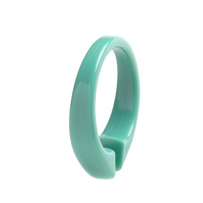 Carnation Home Fashions  Inc Snap Plastic Shower Curtain Hooks in Jade Jade