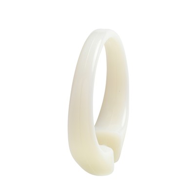 Carnation Home Fashions  Inc Snap Plastic Shower Curtain Hooks in Frosty Clear Frosty Clear