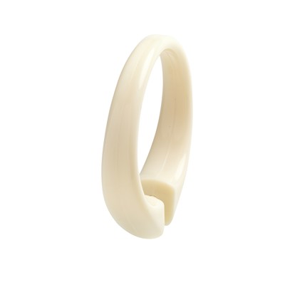 Carnation Home Fashions  Inc Snap Plastic Shower Curtain Hooks in Bone Bone