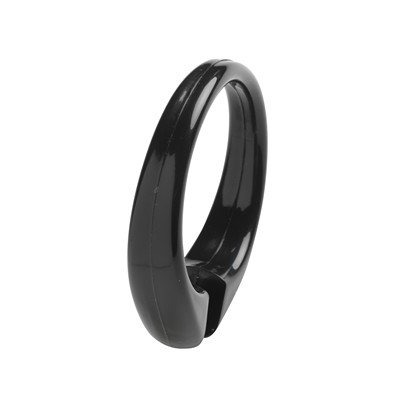 Carnation Home Fashions  Inc Snap Plastic Shower Curtain Hooks in Black Black