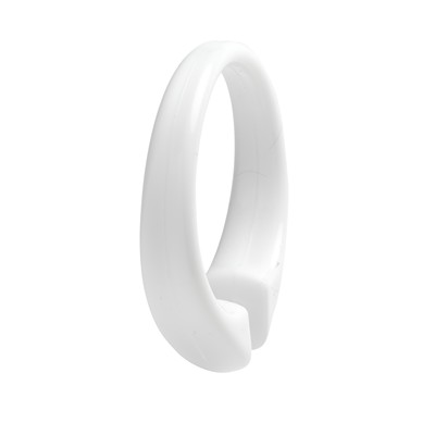 Carnation Home Fashions  Inc Snap Plastic Shower Curtain Hooks in White White