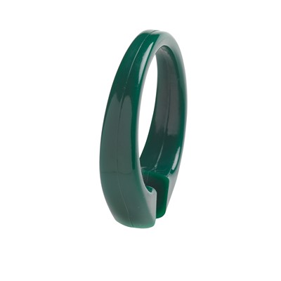 Carnation Home Fashions  Inc Snap Plastic Shower Curtain Hooks in Evergreen Evergreen