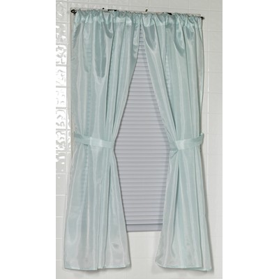 Carnation Home Fashions  Inc Polyester Fabric Window Curtain in Spa Blue Spa Blue