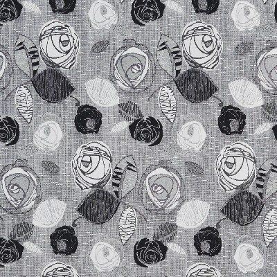 Charlotte Fabrics 1374 Onyx Bloom