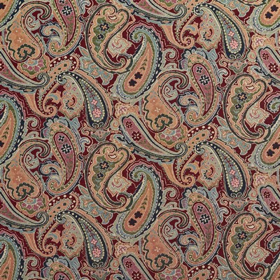 Charlotte Fabrics 1969 Merlot Paisley  Merlot Paisley 