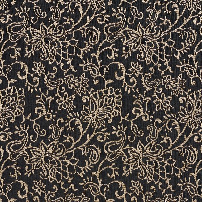 Charlotte Fabrics 2606 Onyx/Garden