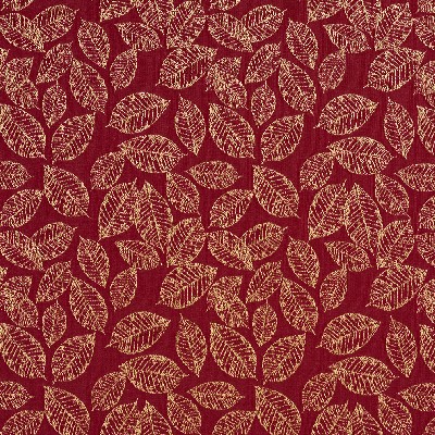 Charlotte Fabrics 2625 Crimson/Leaf