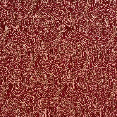 Charlotte Fabrics 2634 Crimson/Paisley