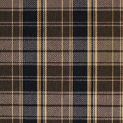 Charlotte Fabrics 5807 Espresso Plaid