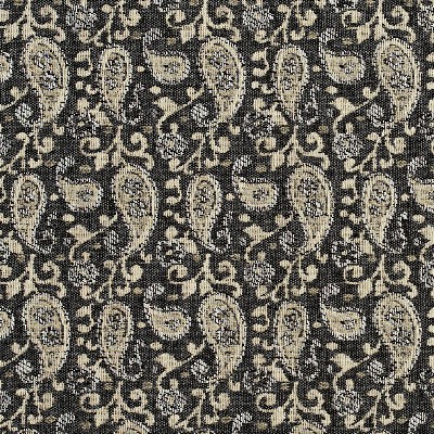 Charlotte Fabrics 5840 Sterling Paisley