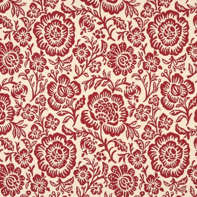 Charlotte Fabrics 6408 Garnet Floral