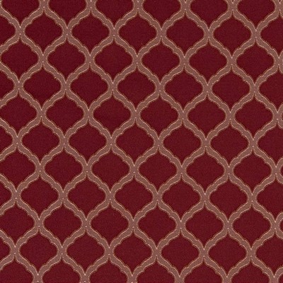 Charlotte Fabrics D1531 Merlot Ogee