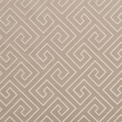 Charlotte Fabrics D175 Taupe Greek Key
