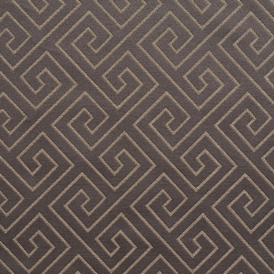 Charlotte Fabrics D177 Pewter Greek Key