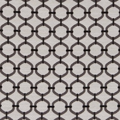 Charlotte Fabrics D2170 Charcoal Lattice
