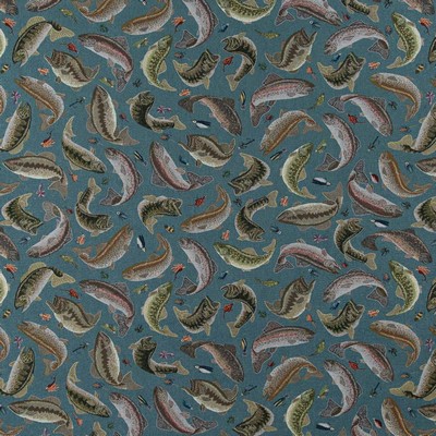 Charlotte Fabrics D2679 Fishing Aqua