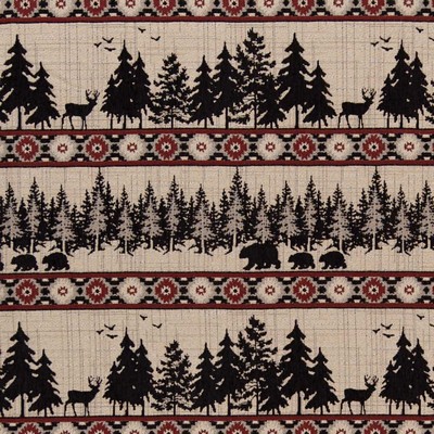 Charlotte Fabrics D2692 Forest Crimson