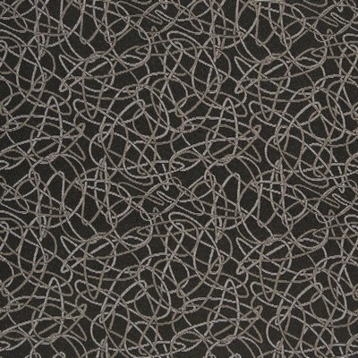 D932 Squiggles/Coal Charlotte Fabrics D932 Squiggles/Coal