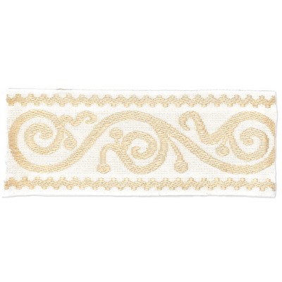 Stout Trim DELILAH BORDER IVORY