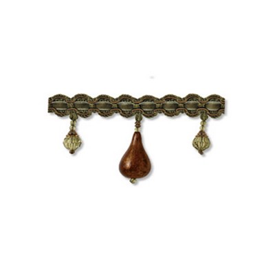 Robert Allen Trim BAROQUE BEADS MOSS