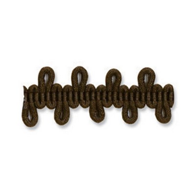 Robert Allen Trim SCROLL BRAID MAHOGANY