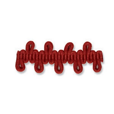 Robert Allen Trim SCROLL BRAID POMEGRANATE