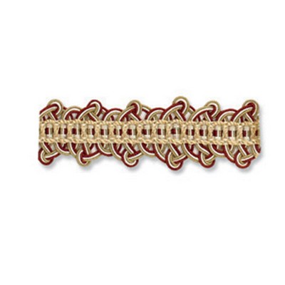 Robert Allen Trim LOOP BRAID POMEGRANATE