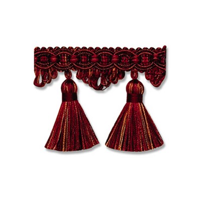 Robert Allen Trim SPECTR TASSL FR  BERRY