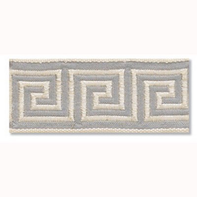 Robert Allen Trim GREEK KEY BRAID SILVER