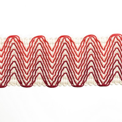 Robert Allen Trim CHEVRON BAND LACQUER RED