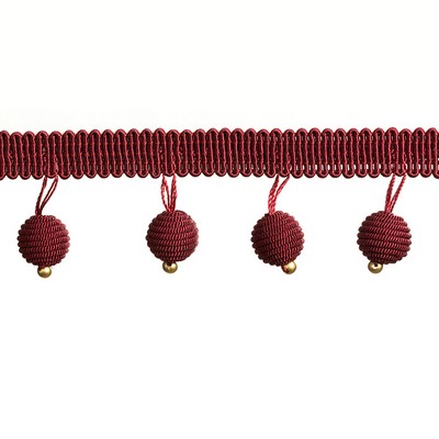 Robert Allen Trim MODERN BEAD LACQUER RED