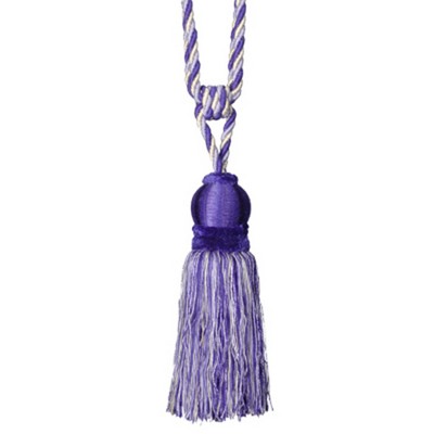 Robert Allen Trim TASSEL TIE      BLUEBERRY COBB 