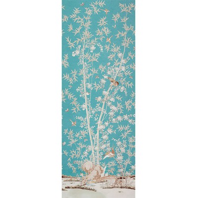 Schumacher Wallpaper BRIGHTON PAVILION PEACOCK