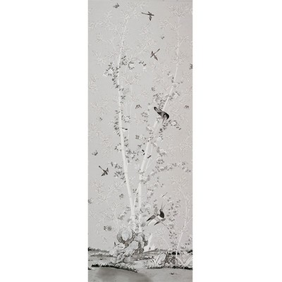 Schumacher Wallpaper BRIGHTON PAVILION BLACK & WHITE