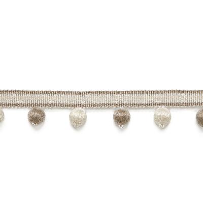 Schumacher Trim MADELEINE BOBBLE FRINGE GREIGE