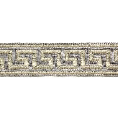 Schumacher Trim DOMINIQUE LINEN TAPE ZINC