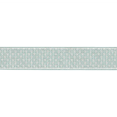 Schumacher Trim DIRECTOIRE TAPE TEAL
