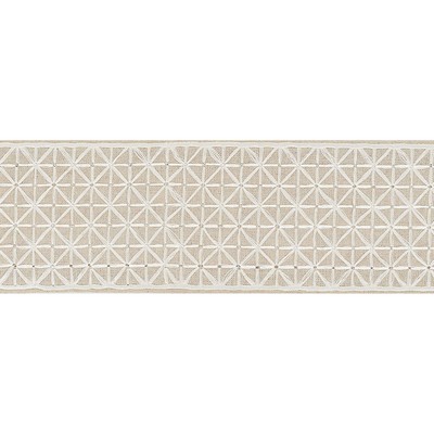 Schumacher Trim DIRECTOIRE TAPE IVORY ON NATURAL