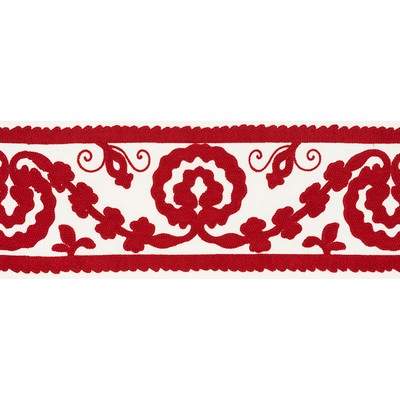 Schumacher Trim ASHBURY TAPE RED