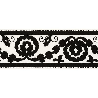 Schumacher Trim ASHBURY TAPE BLACK