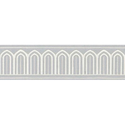 Schumacher Trim ARCHES EMBROIDERED TAPE SKY