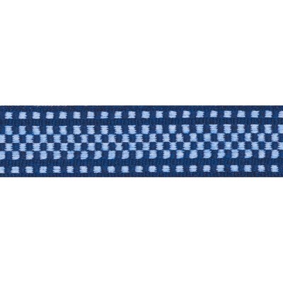 Schumacher Trim MARTA TAPE CHAMBRAY & NAVY