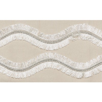 Schumacher Trim OGEE EMBROIDERED TAPE NEUTRAL