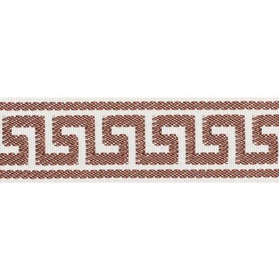 Schumacher Trim ETIENNE SILK GREEK KEY NARROW BROWN