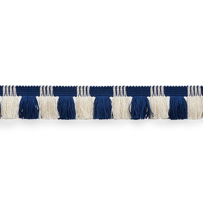 Schumacher Trim JUNO FRINGE COBALT & IVORY