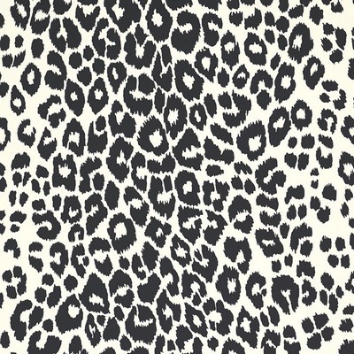 Schumacher Wallpaper ICONIC LEOPARD GRAPHITE