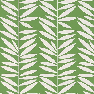 Schumacher Wallpaper LEAF STRIPE LEAF