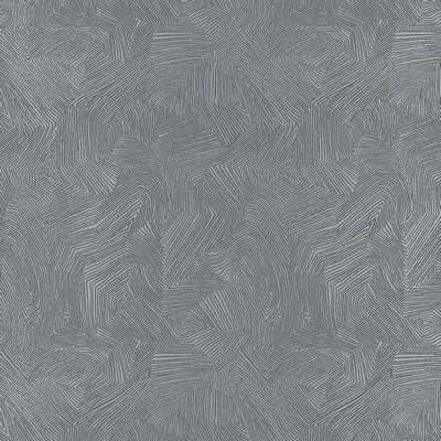 Schumacher Wallpaper LABYRINTH METALLIC MERCURY